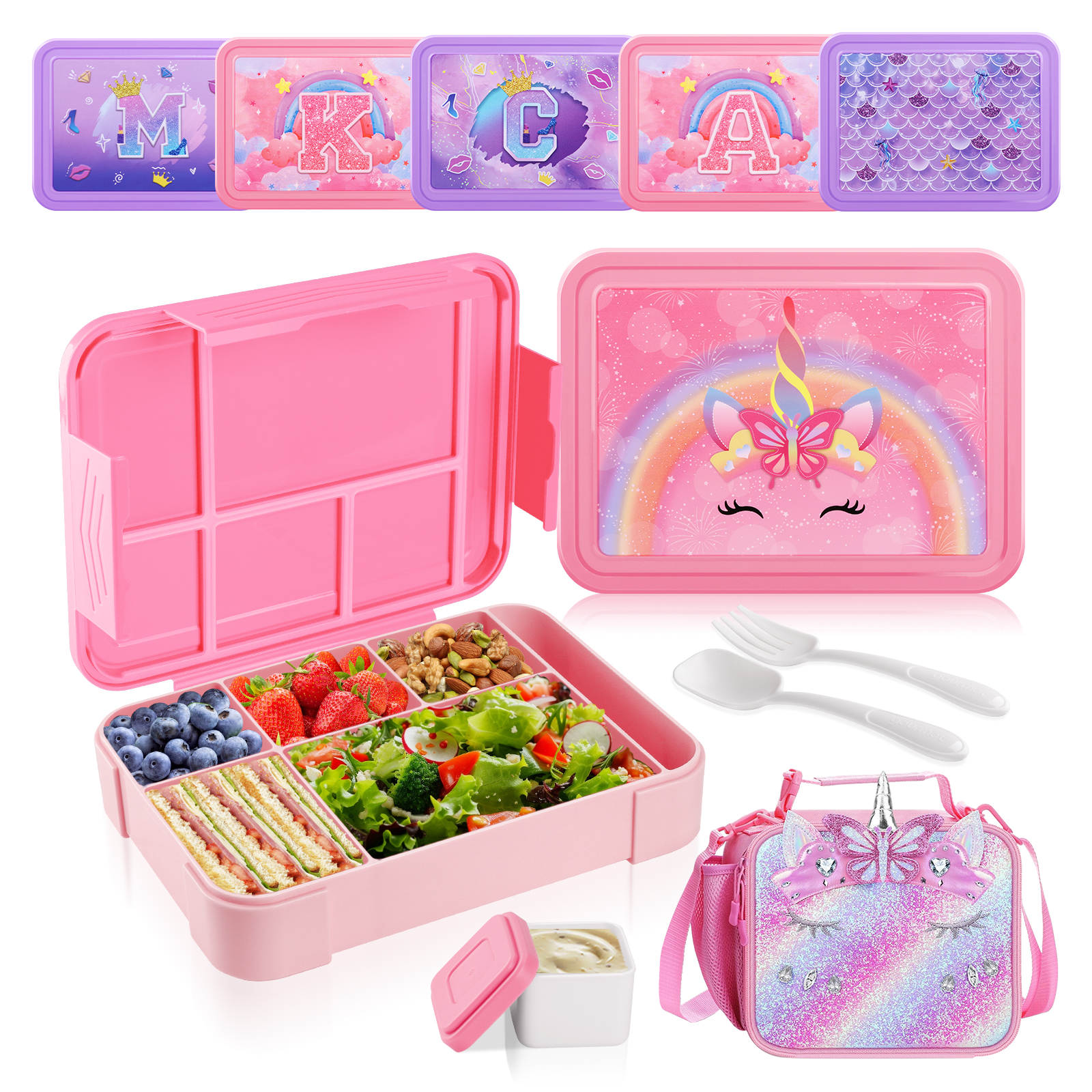 Baby Food Container - Children‘s Lunch Box Unicorn Bento Lunch