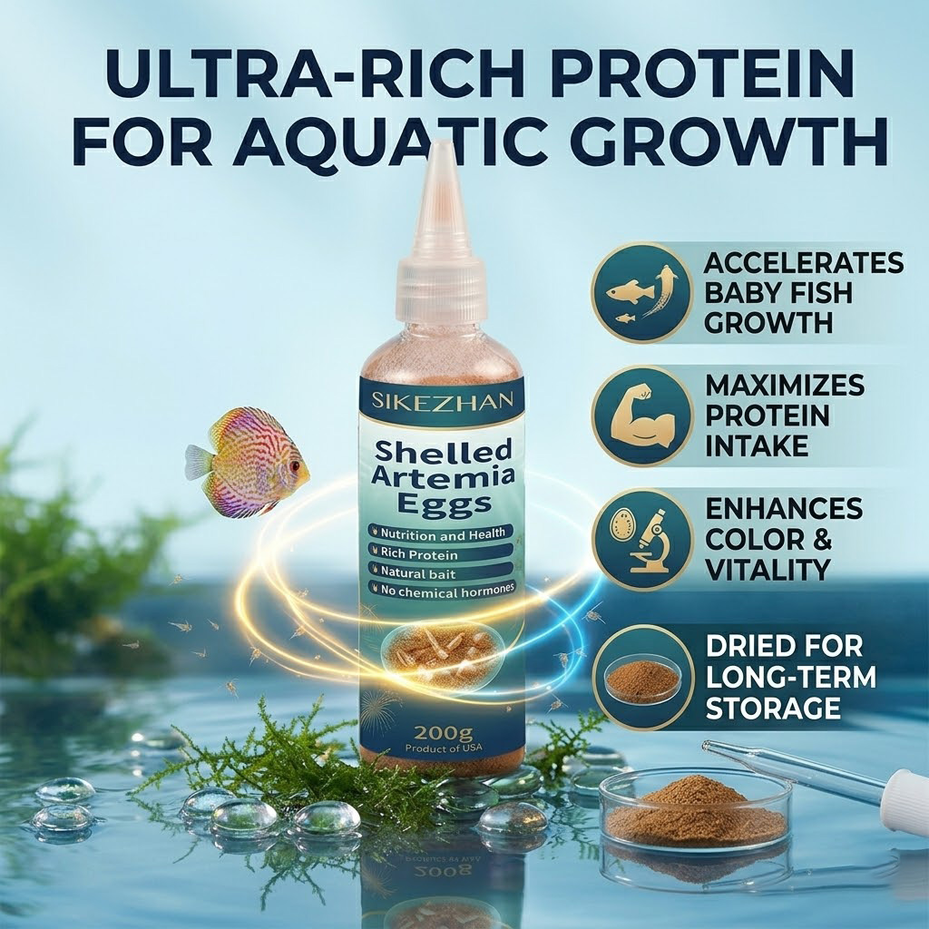 Baby Food Healthy - Decapsulated Brine Shrimp Eggs Nutrient-Rich Micro