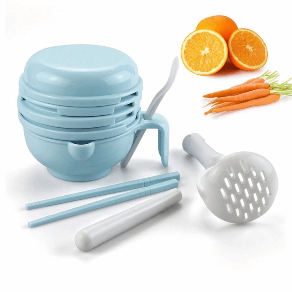 Baby Food Bowl - Solid color Baby Food Grinding Bowl