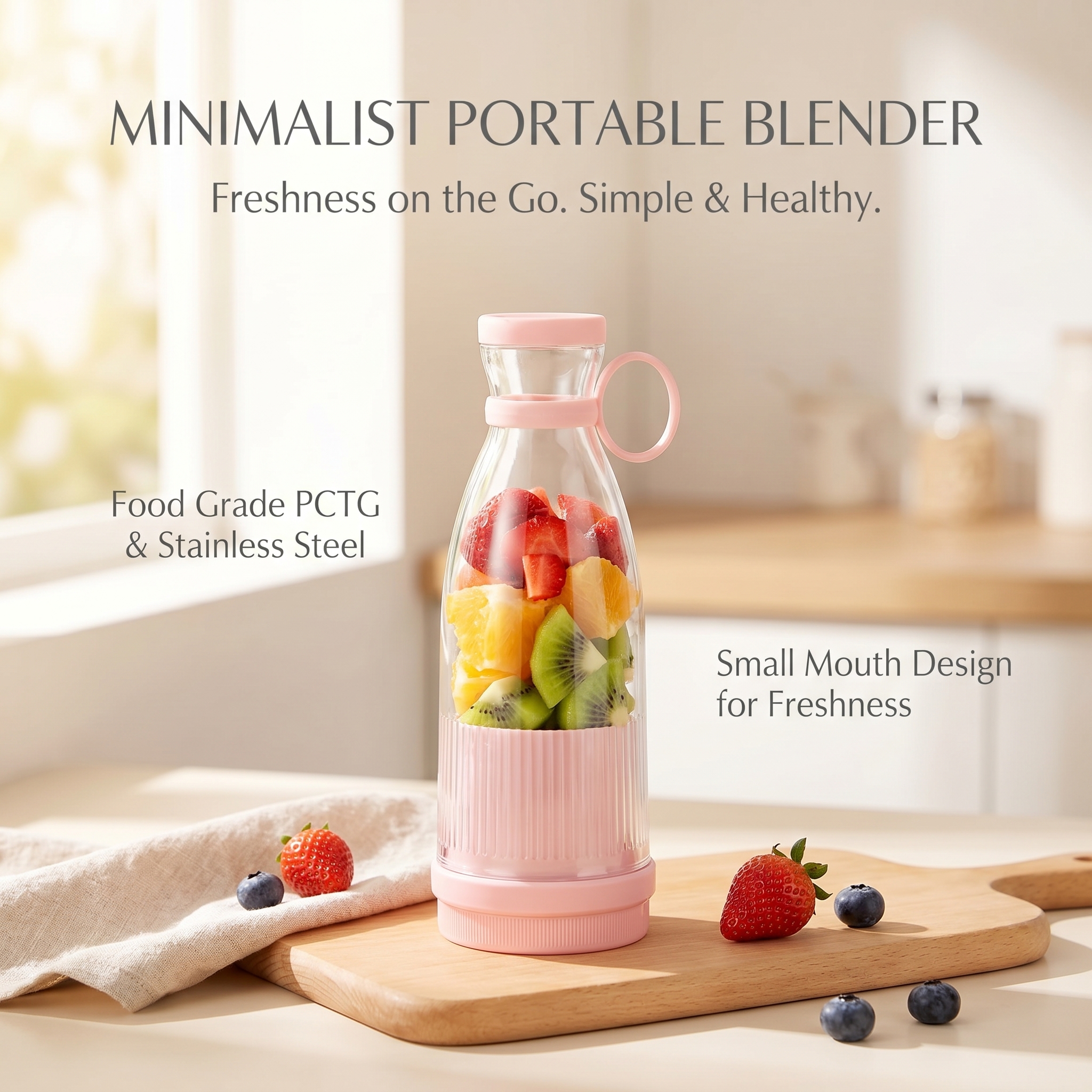 Baby Food On The Go - Portable Electric Juicer Cup with 6