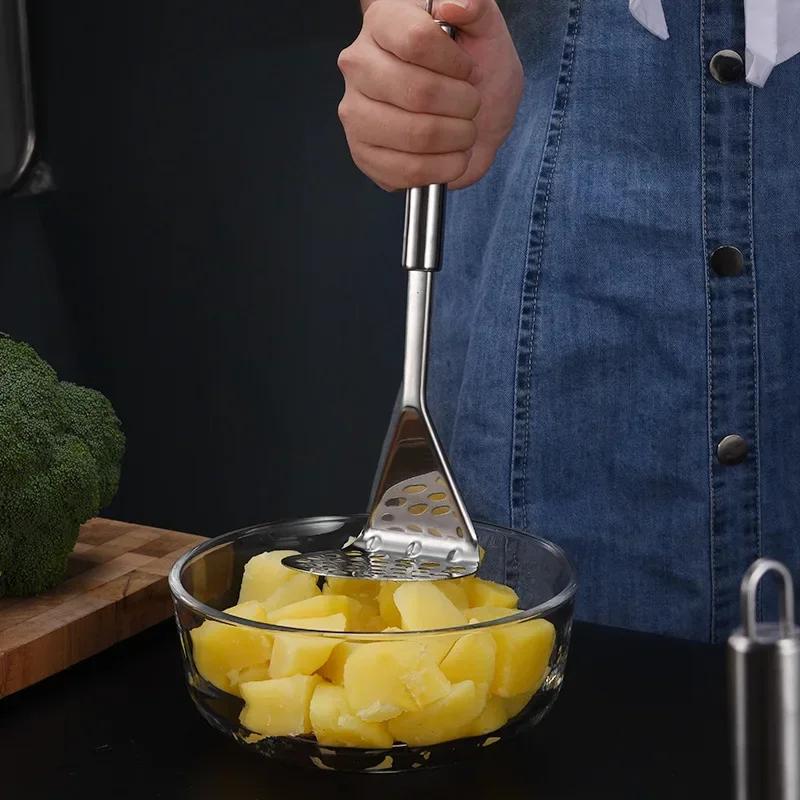 Stainless Steel Manual Potato  - Baby Food Masher ulasan dan harga