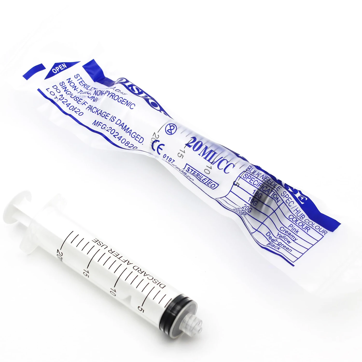10-50Pcs 20ML Luer Lock Syring - Baby Food Allergy Rash ulasan dan harga
