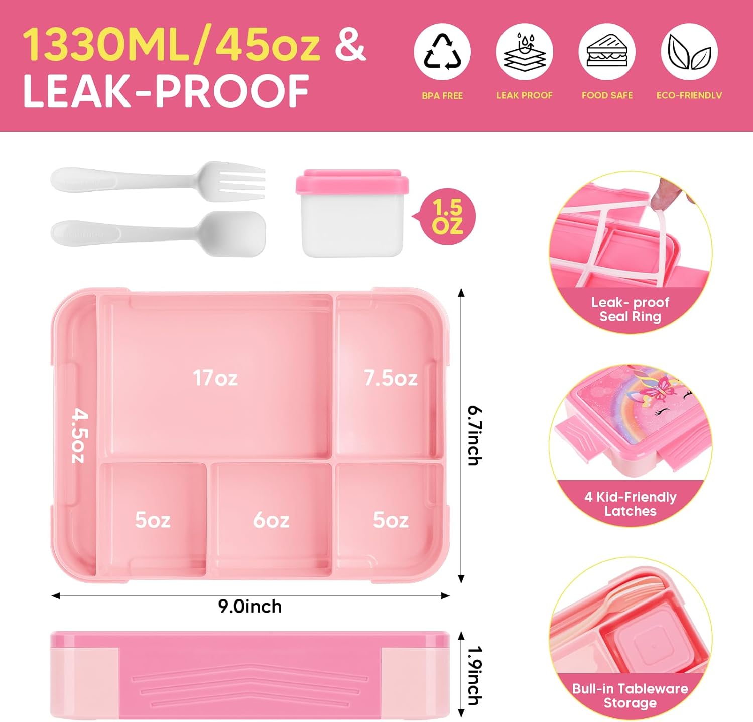 Children‘s Lunch Box Unicorn B - Baby Food Container ulasan dan harga