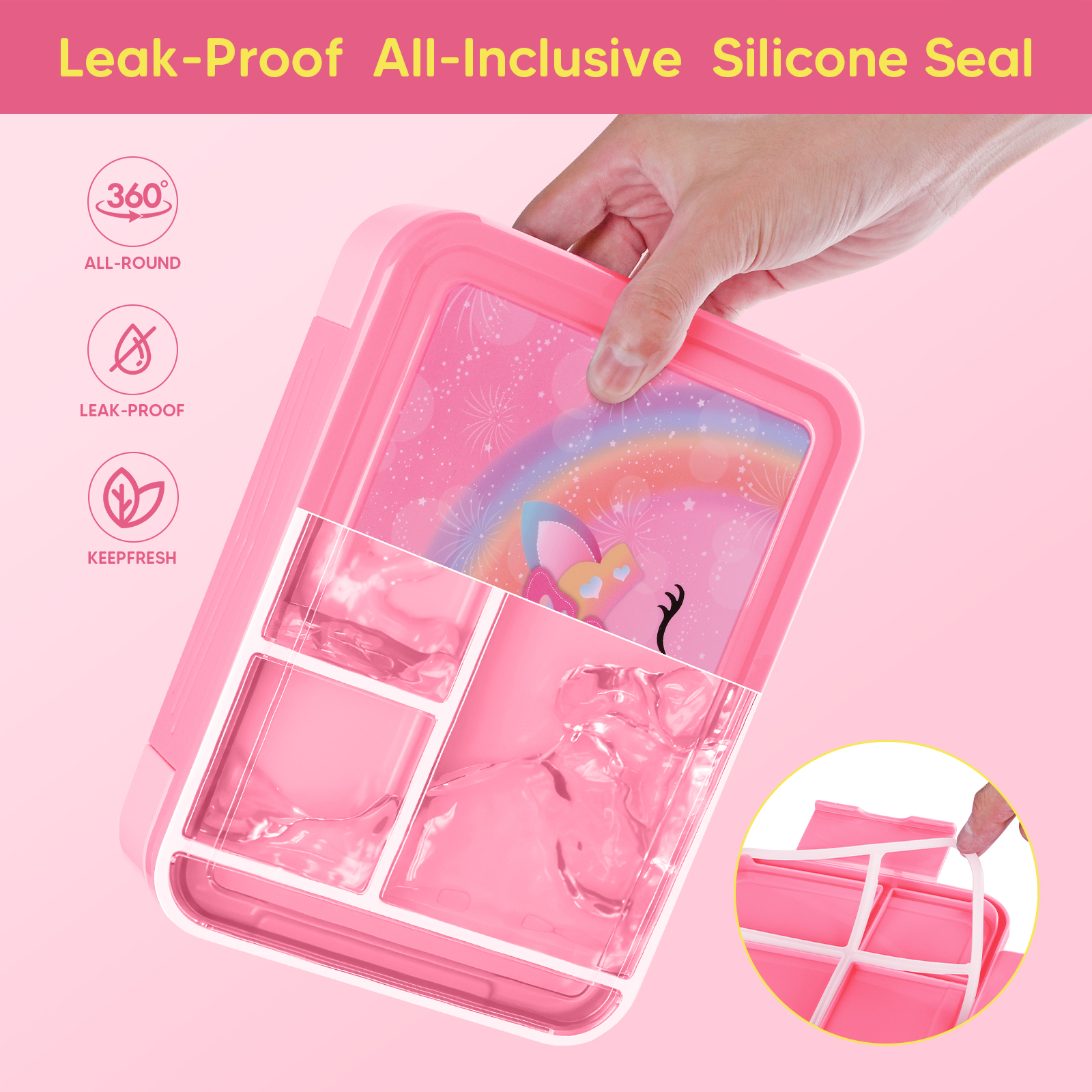 Children‘s Lunch Box Unicorn B - Baby Food Container ulasan dan harga