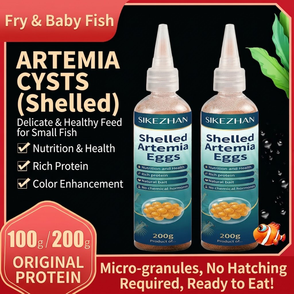 Decapsulated Brine Shrimp Eggs - Baby Food Healthy ulasan dan harga