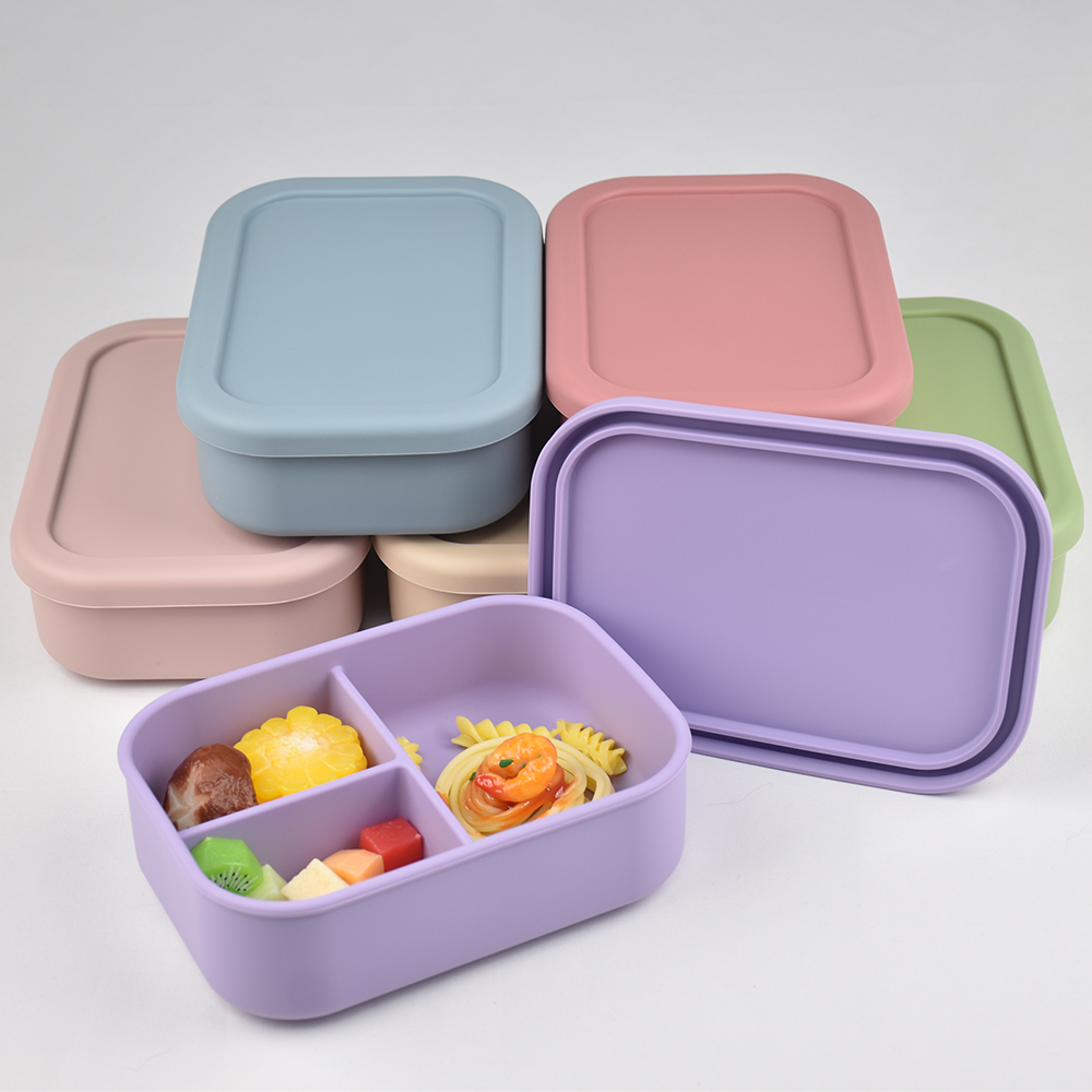 3-Compartment Food Grade Silic - Baby Food In Jars ulasan dan harga