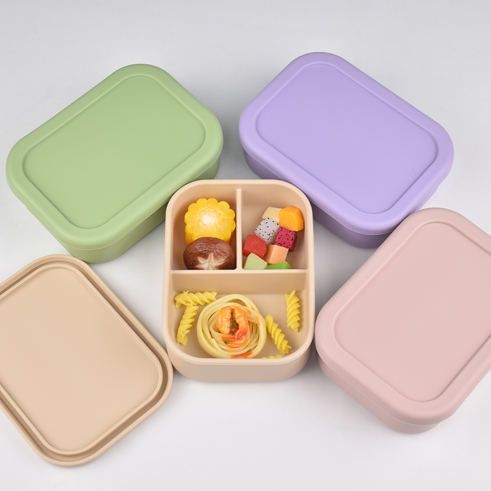 3-Compartment Food Grade Silic - Baby Food In Jars ulasan dan harga