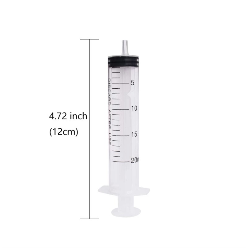 Straight Mouth Plastic Syringe - Baby Food Allergy Rash ulasan dan harga