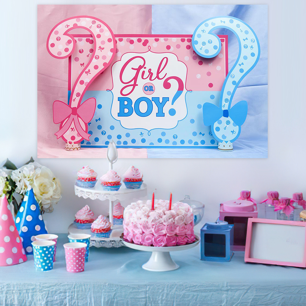 Blue Pink He Or She Gender Rev - Baby Food Newborn ulasan dan harga
