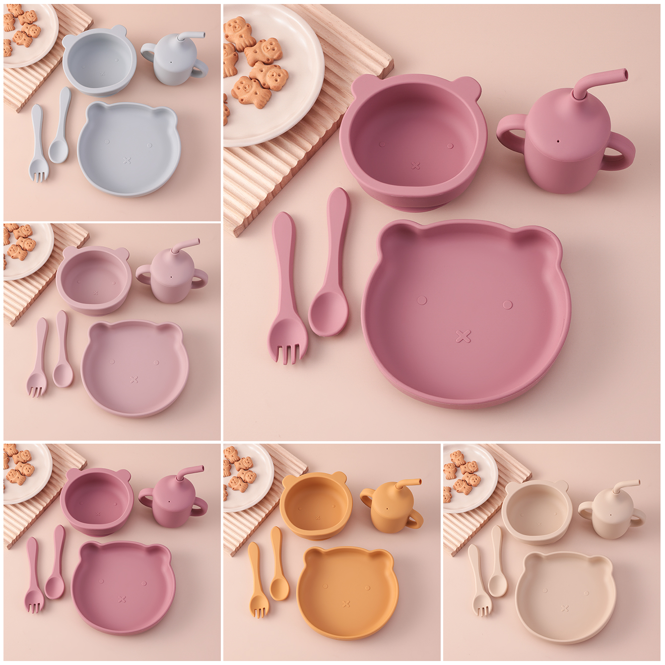 Color Kids 5PCS Silicone Feedi - Baby Food Universe ulasan dan harga