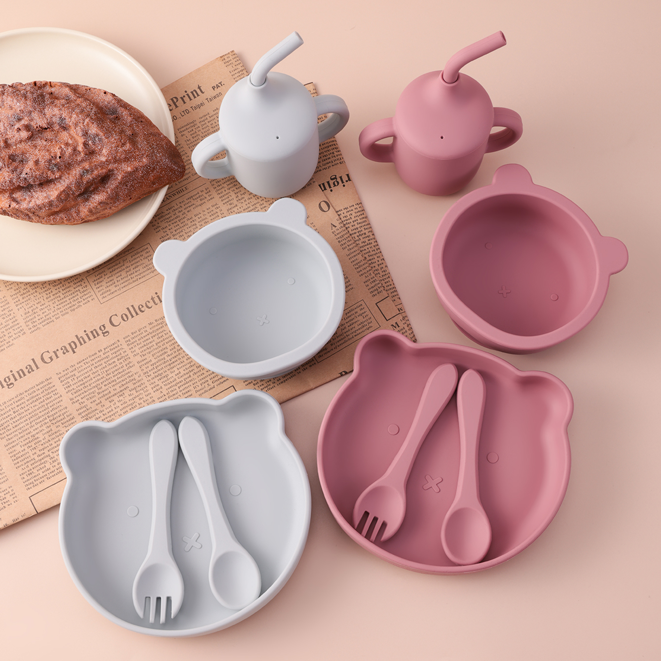Color Kids 5PCS Silicone Feedi - Baby Food Universe ulasan dan harga