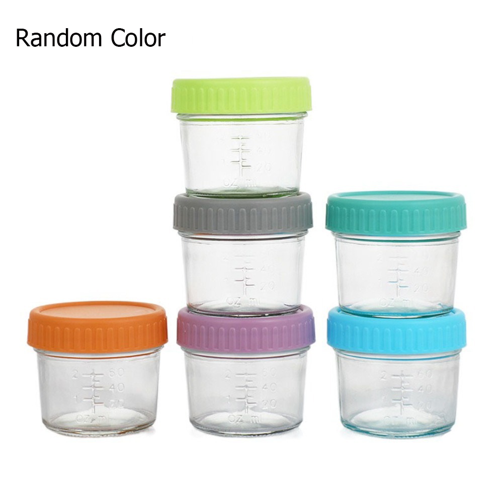 6pcs Mason Jar Glass Baby Food - Baby Food In Jars ulasan dan harga