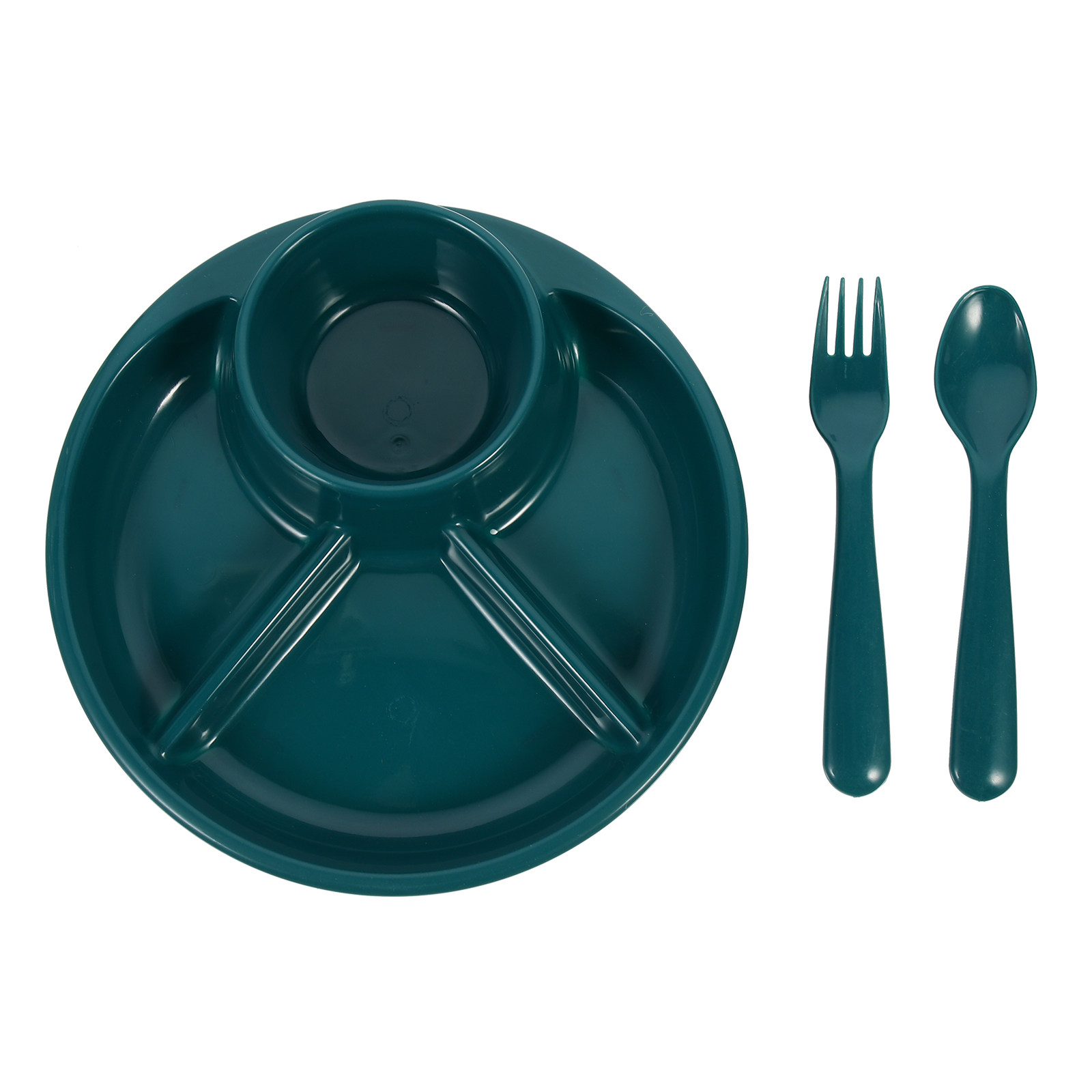 1Set Divided Food Plate Plasti - Baby Food Container ulasan dan harga