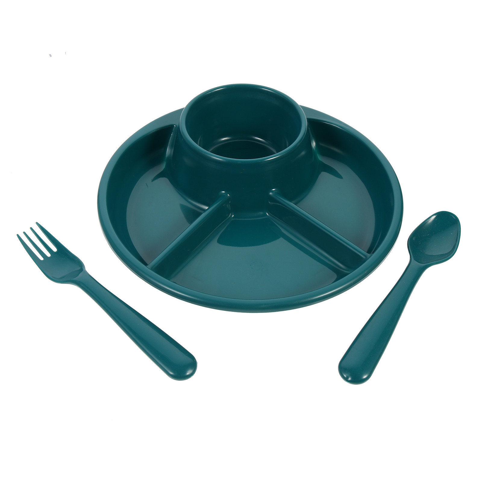 1Set Divided Food Plate Plasti - Baby Food Container ulasan dan harga