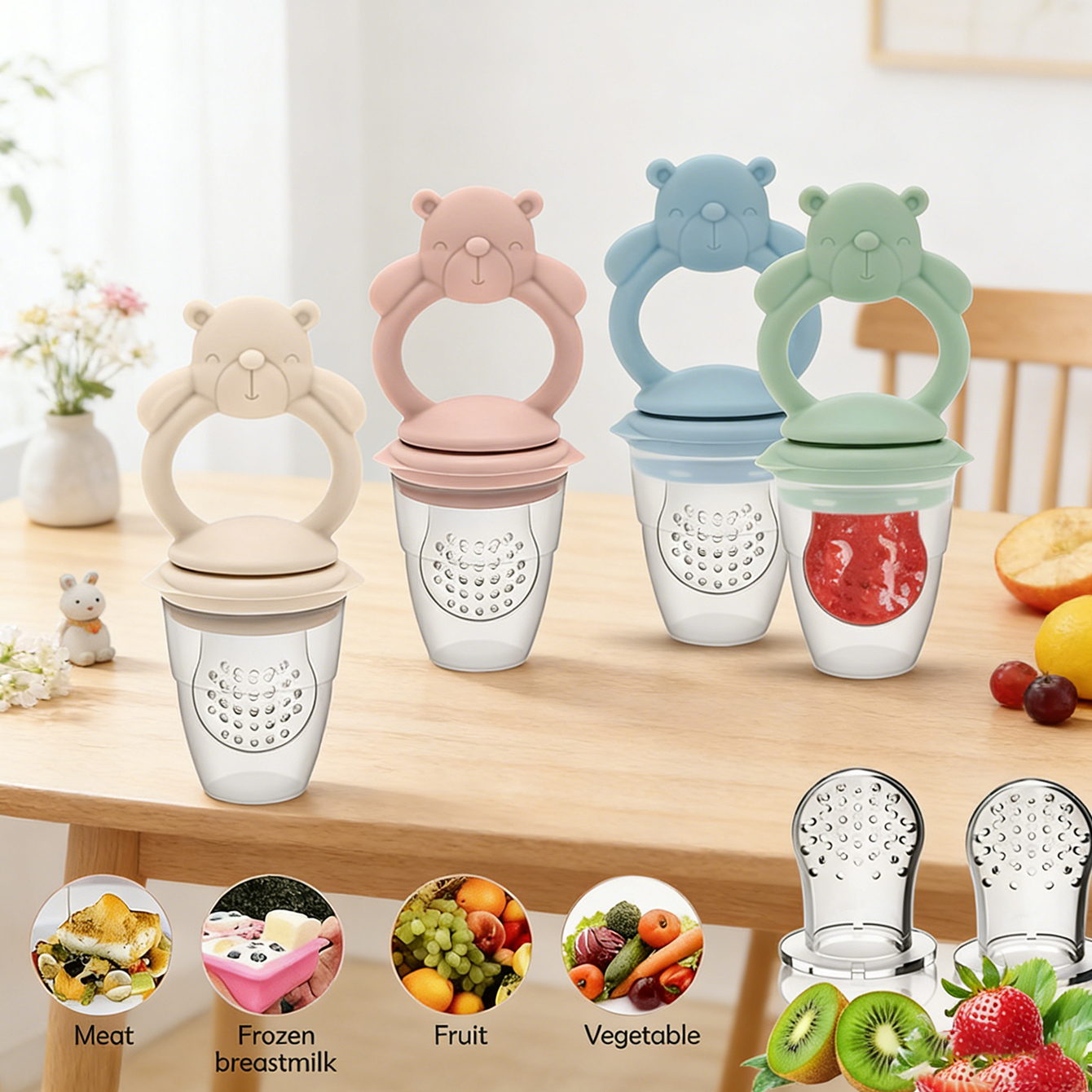 Baby Fruit & Food Feeder Pacif - Baby Food For 2 Year Old ulasan dan harga