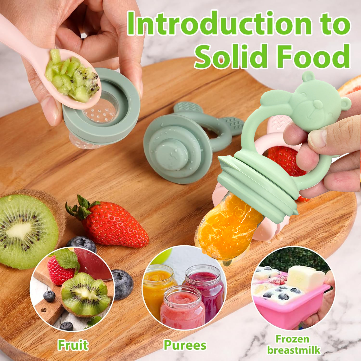 Baby Fruit & Food Feeder Pacif - Baby Food For 2 Year Old ulasan dan harga
