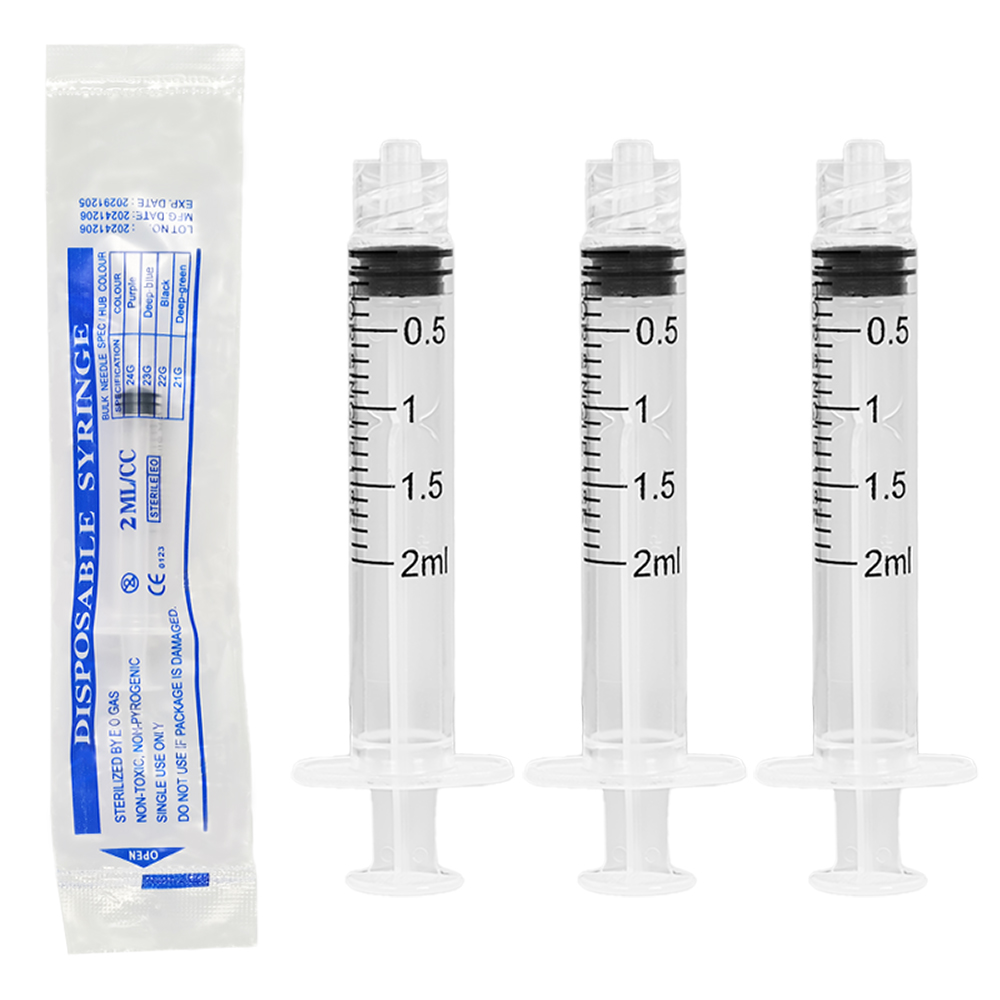 2ml Plastic Luer Lock Syringe  - Baby Food Allergy Rash ulasan dan harga