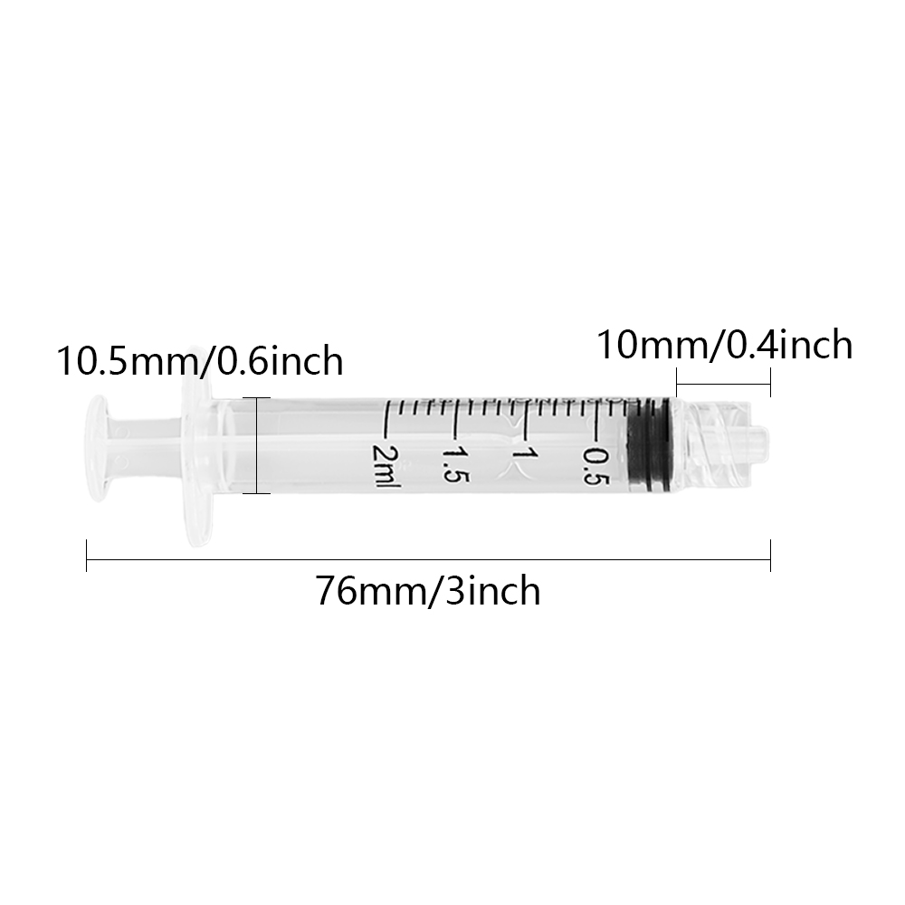 2ml Plastic Luer Lock Syringe  - Baby Food Allergy Rash ulasan dan harga