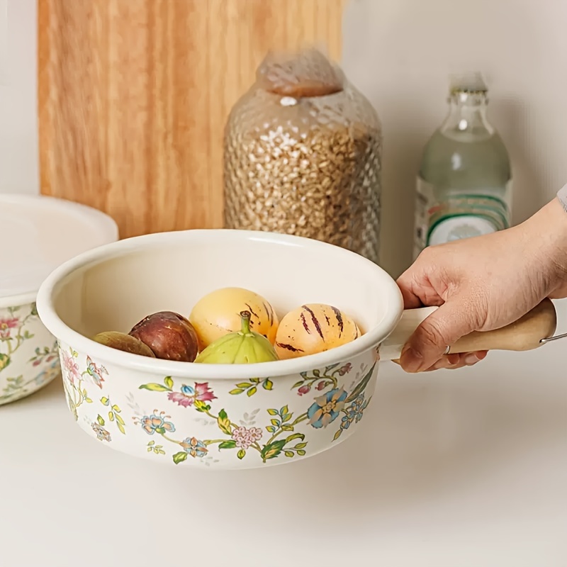 20cm Enamel Pot Japanese Snow  - Baby Food Healthy ulasan dan harga