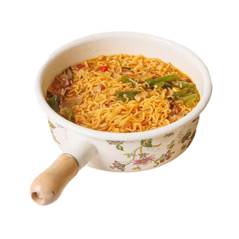 20cm Enamel Pot Japanese Snow  - Baby Food Healthy ulasan dan harga