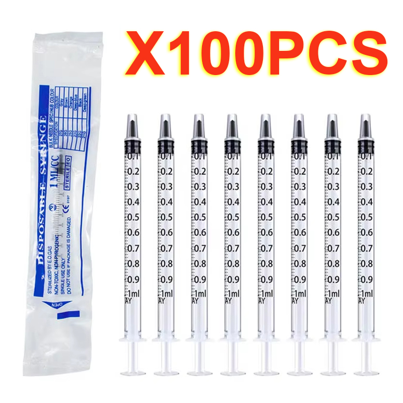 100Pcs 1ml/cc Sterile Straight - Baby Food Allergy Rash ulasan dan harga