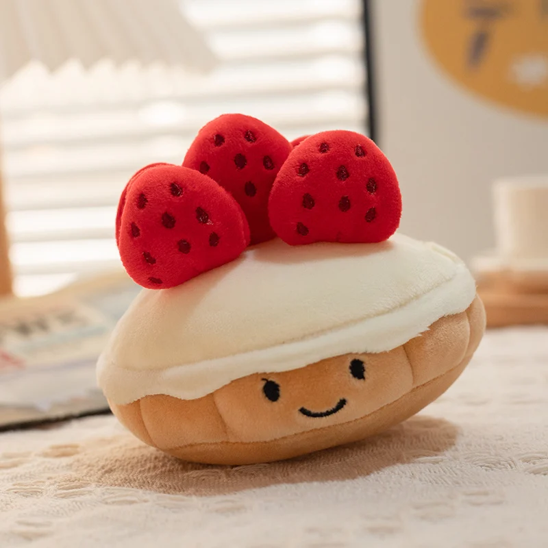 10CM Cartoon Egg Stuffed Toy E - Baby Xmas Food ulasan dan harga
