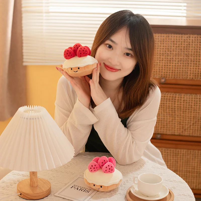 10CM Cartoon Egg Stuffed Toy E - Baby Xmas Food ulasan dan harga
