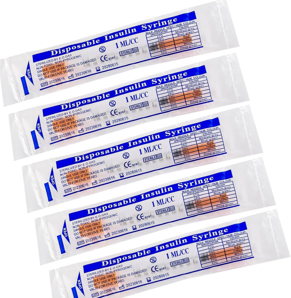 100pcs 1ml/cc Disposable Steri - Baby Food Allergy Rash ulasan dan harga