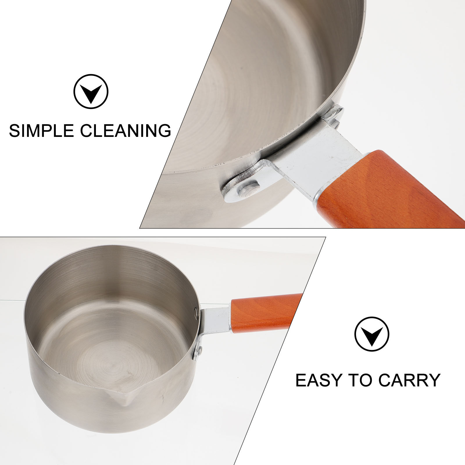 1Pcs Milk Stockpot Silver Prof - Baby Food Stew ulasan dan harga
