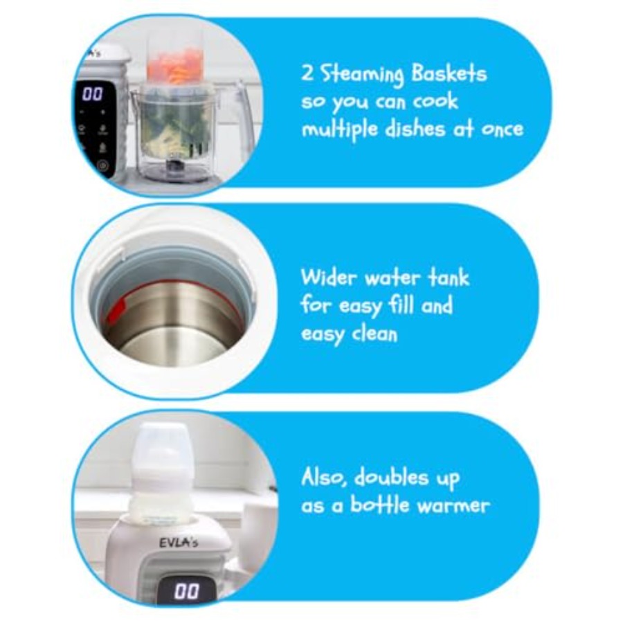 Double Baby Food Maker with 2  - Baby Food Healthy ulasan dan harga