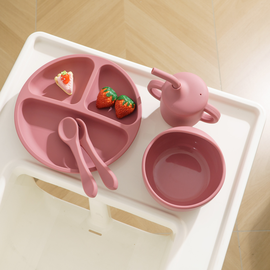 5PCS Baby Silicone Tableware S - Baby Food Universe ulasan dan harga
