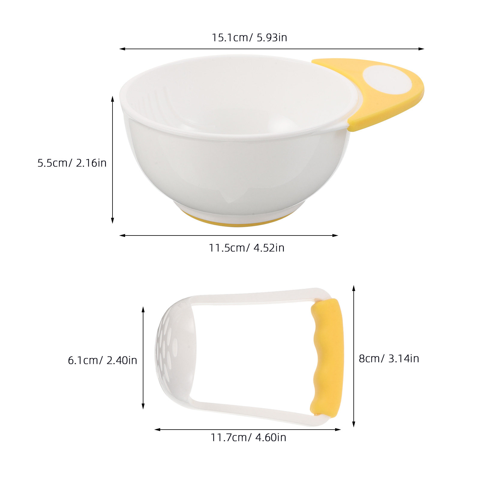 1Set Baby Food Masher Bowl Por - Baby Food Bowl ulasan dan harga