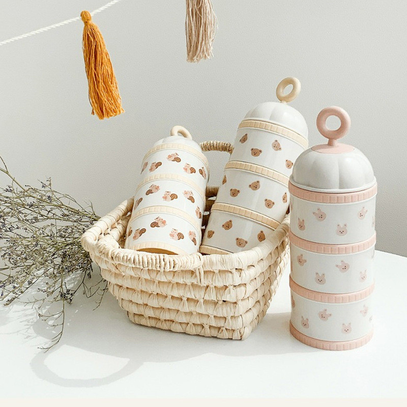 Cute Bear Milk Powder Box Baby - Baby Food Newborn ulasan dan harga