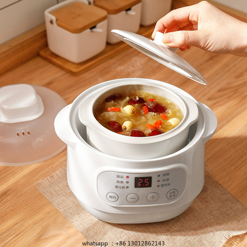 200W Electric Slow Cooker Food - Baby Food Stew ulasan dan harga