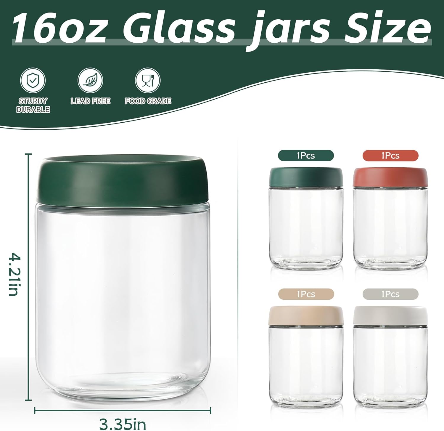 Glass Overnight Oats Container - Baby Food In Jars ulasan dan harga