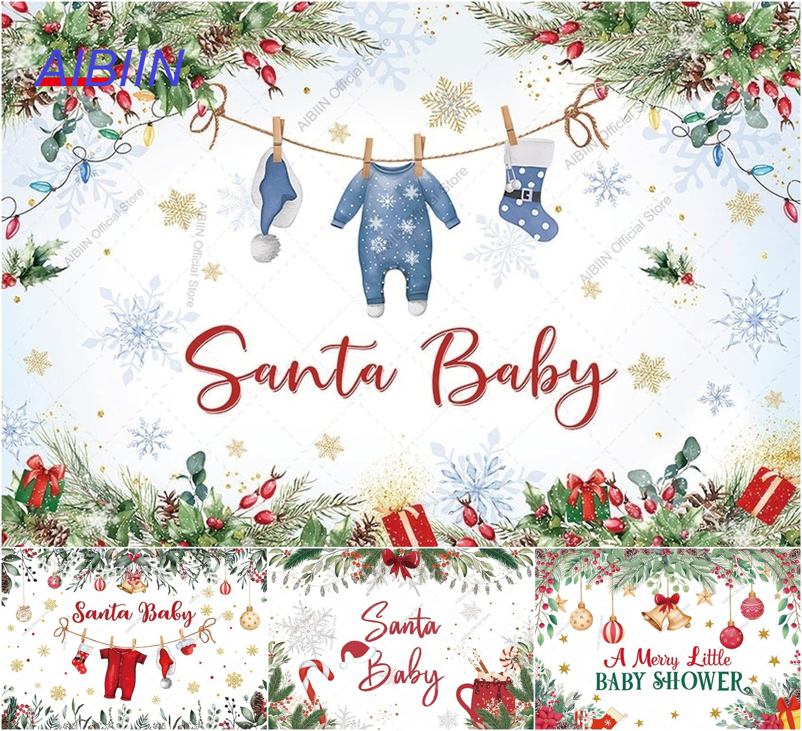 Christmas Santa Baby Clothing  - Baby Xmas Food ulasan dan harga