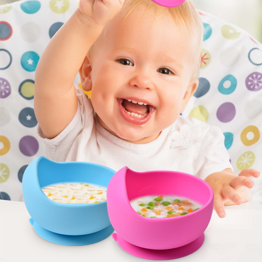1pc Baby Food Grade Silicone B - Baby Food Bowl ulasan dan harga