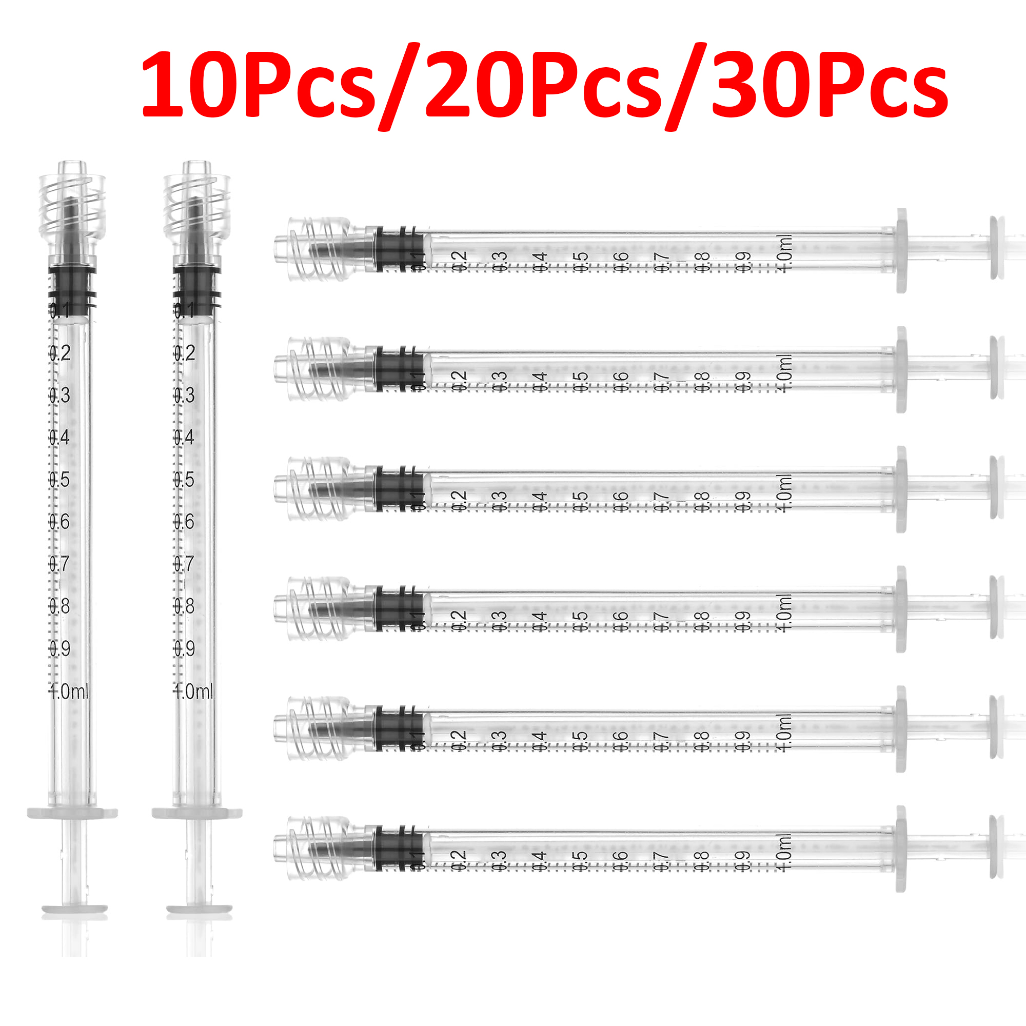 10Pcs/20Pcs/30Pcs 1ml/1cc Luer - Baby Food Allergy Rash ulasan dan harga