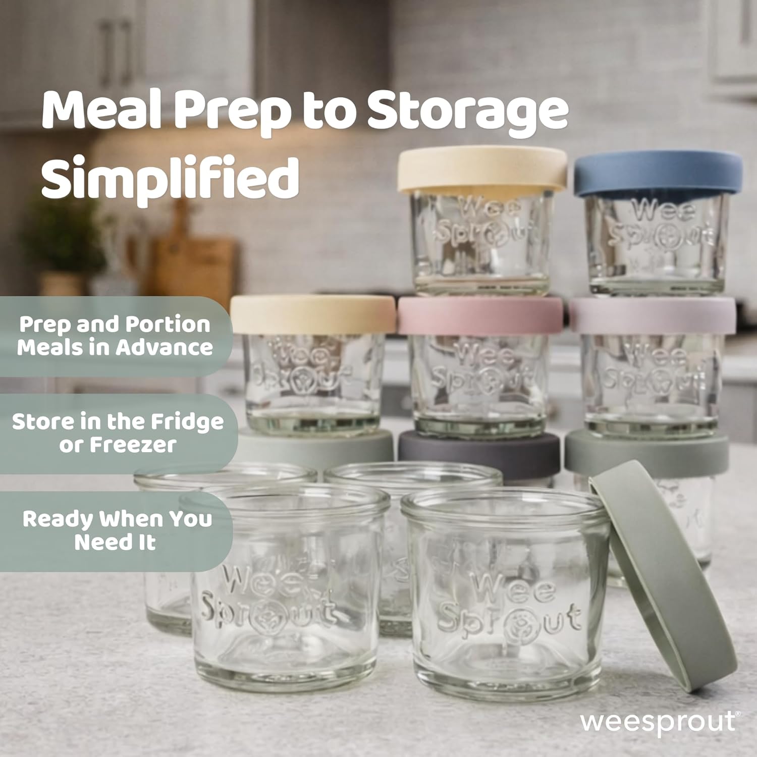 Glass Baby Food Storage Jars w - Baby Food In Jars ulasan dan harga