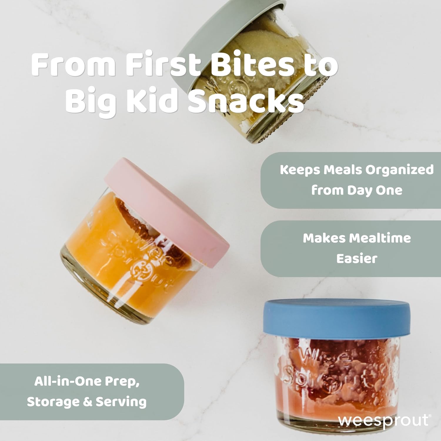 Glass Baby Food Storage Jars w - Baby Food In Jars ulasan dan harga