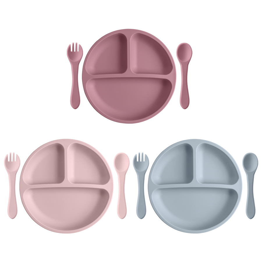 3PCS Children's Tableware Set  - Baby Food Universe ulasan dan harga