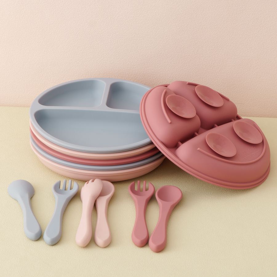 3PCS Children's Tableware Set  - Baby Food Universe ulasan dan harga