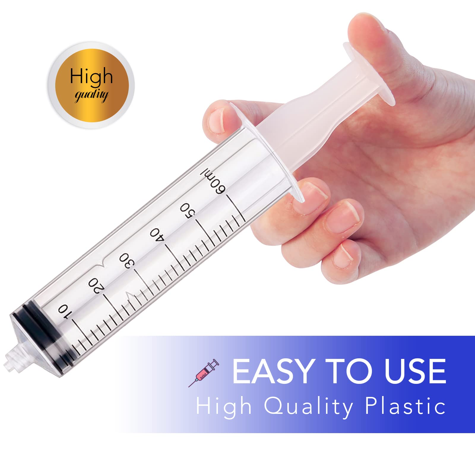 25Pcs 60ml Luer Lock Syringe N - Baby Food Allergy Rash ulasan dan harga