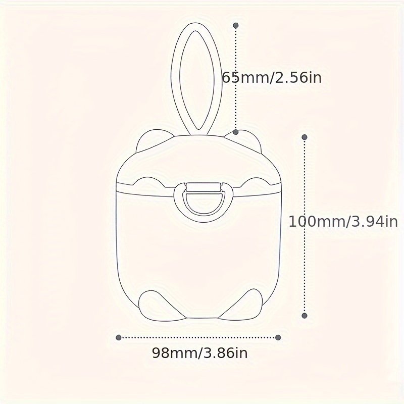 1pc Portable Four-Layer Milk P - Baby Food In Jars ulasan dan harga