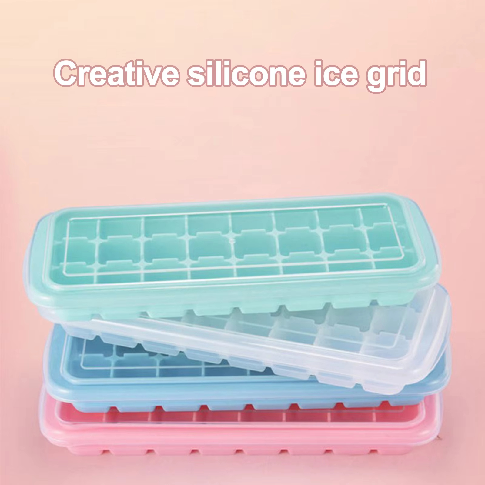 Silicone Ice Cubes Tray with L - Baby Food For 2 Year Old ulasan dan harga