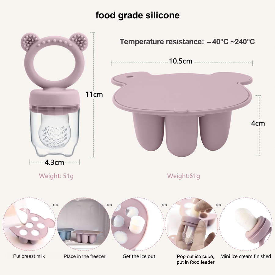 Baby Ice Cream Pops Silicone M - Baby Food In Jars ulasan dan harga