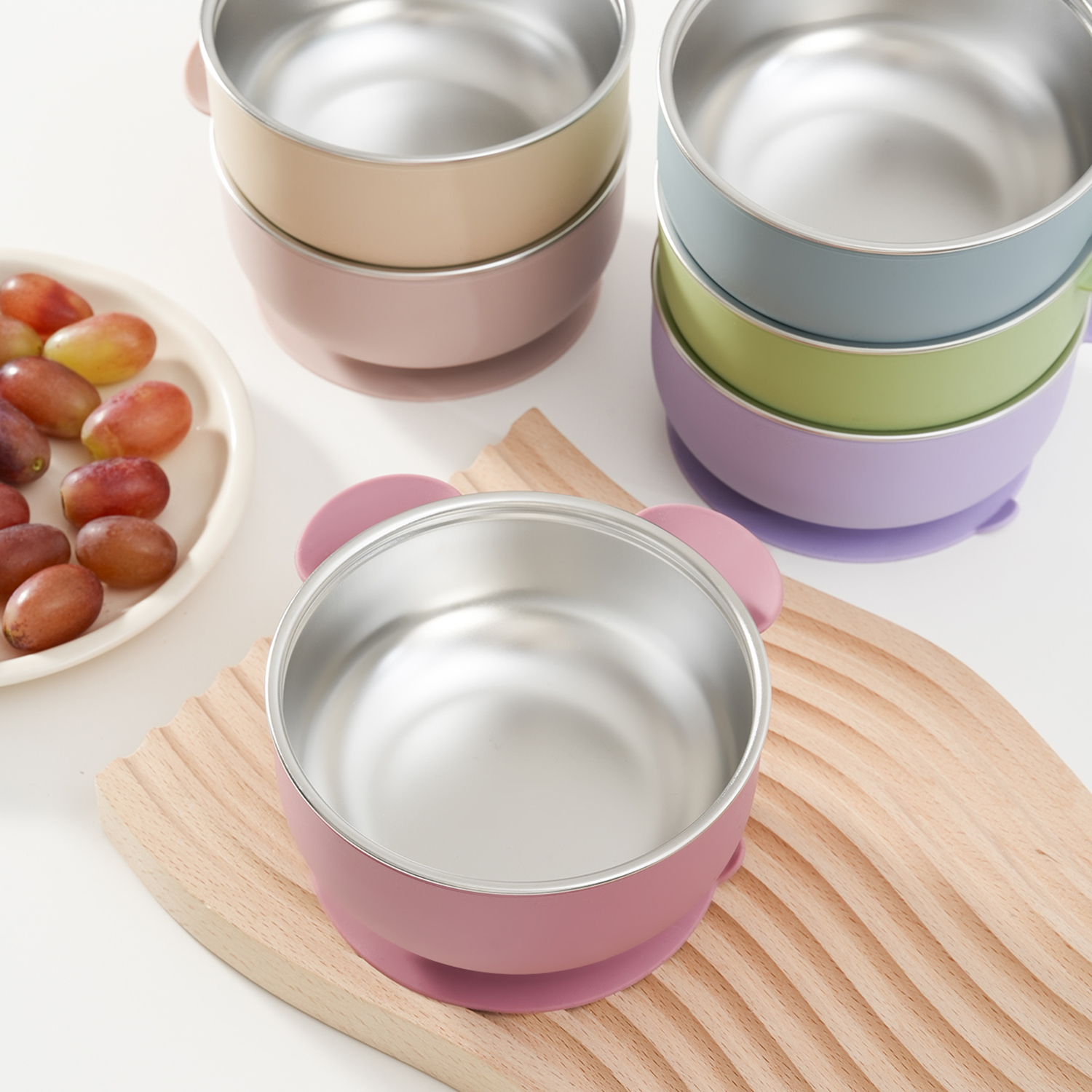 1PC Removable Silicone Stainle - Baby Food Universe ulasan dan harga