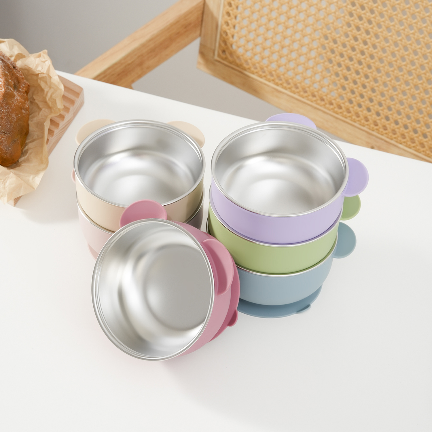 1PC Removable Silicone Stainle - Baby Food Universe ulasan dan harga
