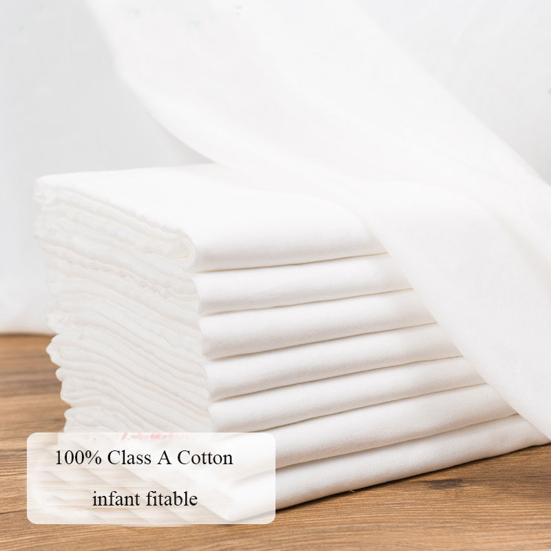 100x145cm Pure 100% Cotton Whi - Baby Food For 2 Year Old ulasan dan harga