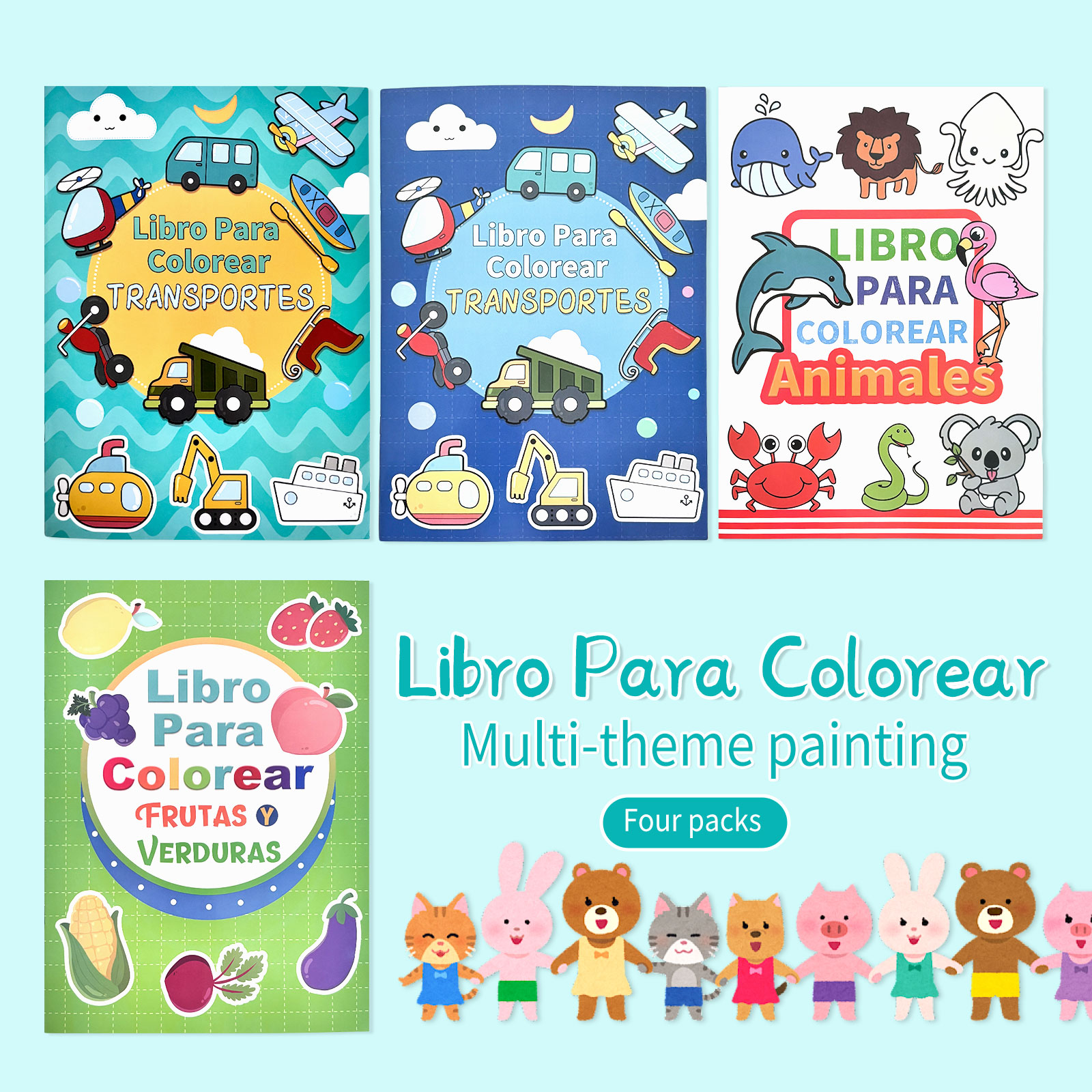 4 Pack Spanish Vocabulary Colo - Baby Food Age ulasan dan harga